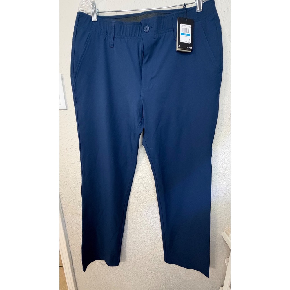 Under Armour Drive Golf Pants Mens 36x32 Academy Blue Tapered 1364407 New